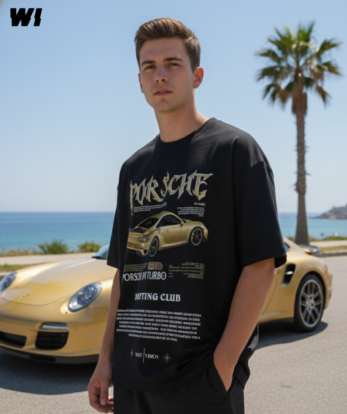 Porsche 911 Turbo Oversized T-Shirt