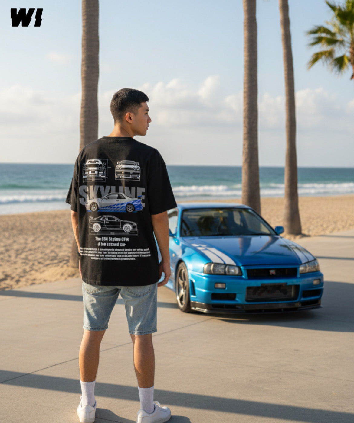 The R34 Skyline Oversized T-Shirt