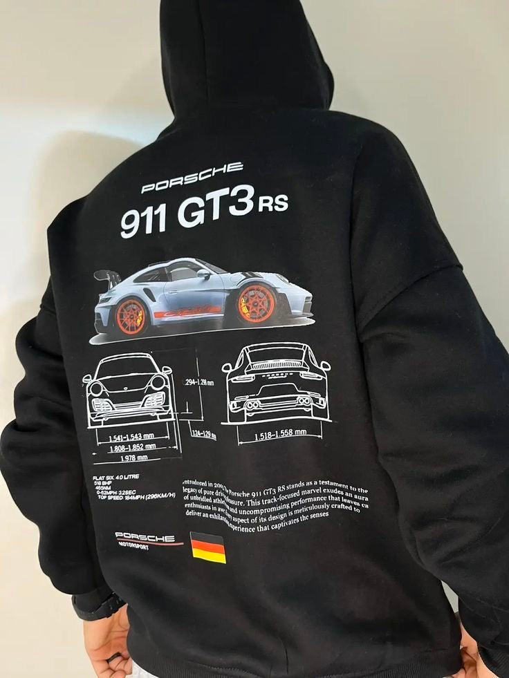 Porsche 911 GT3 RS Oversized Hoodie