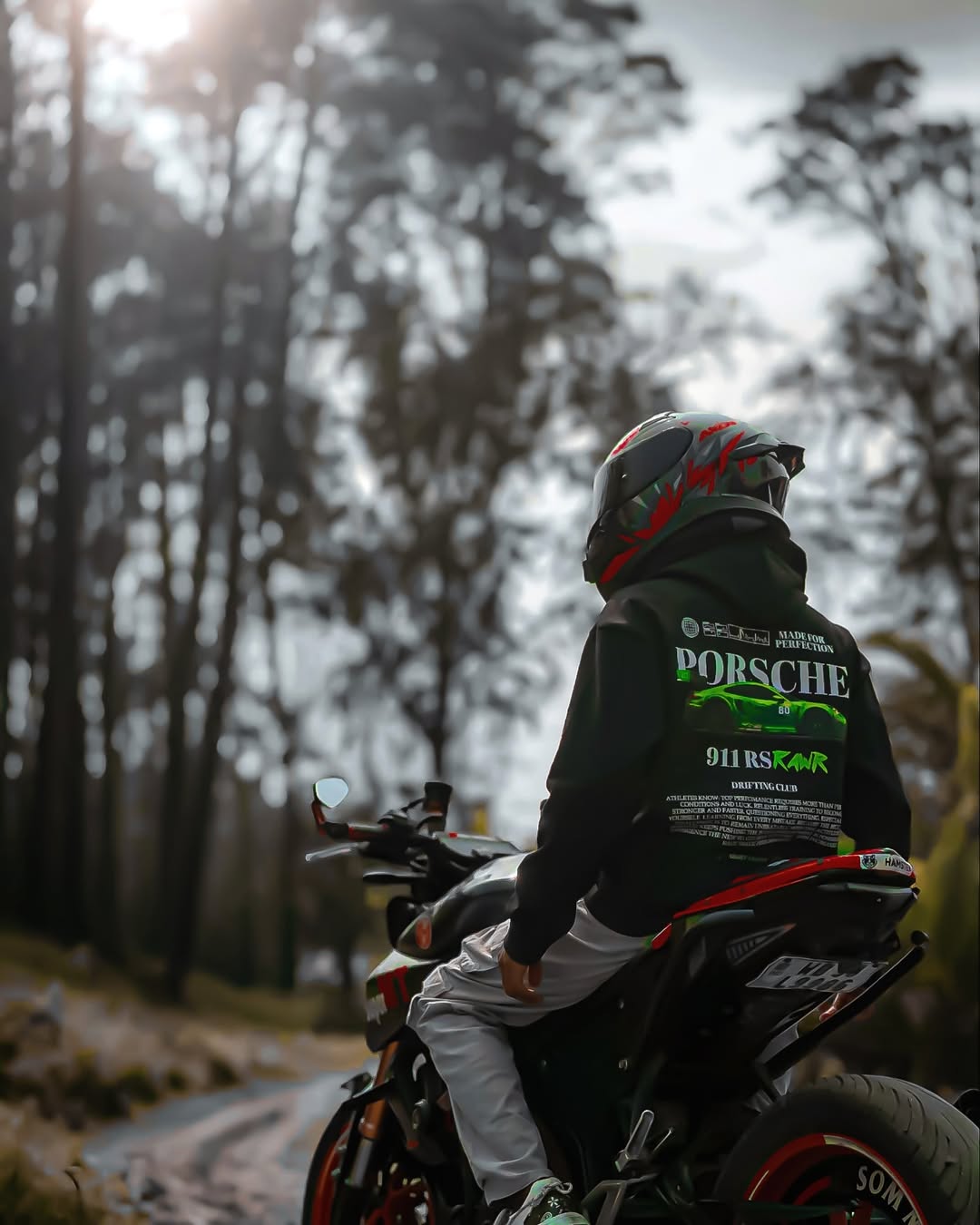 Porsche 911 Rawr Green Oversized Hoodie