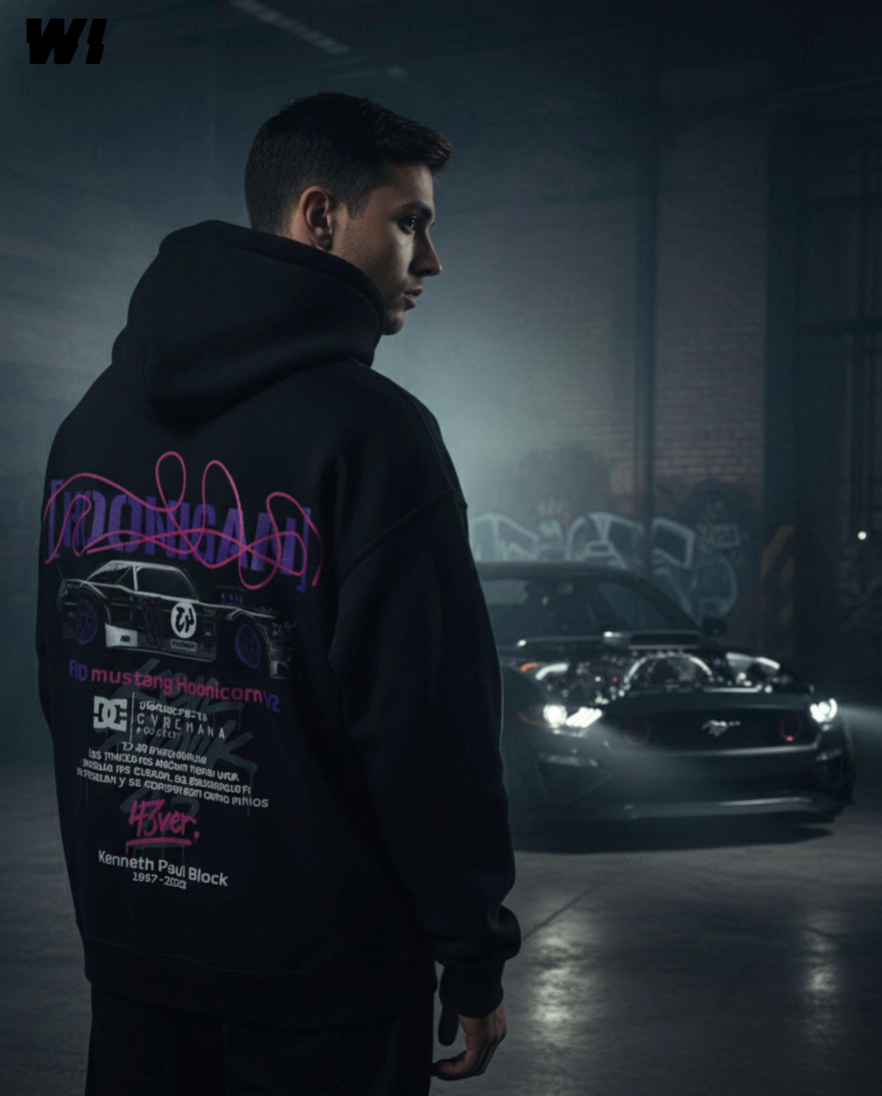 Mustang Hoonicorn Oversized Hoodie