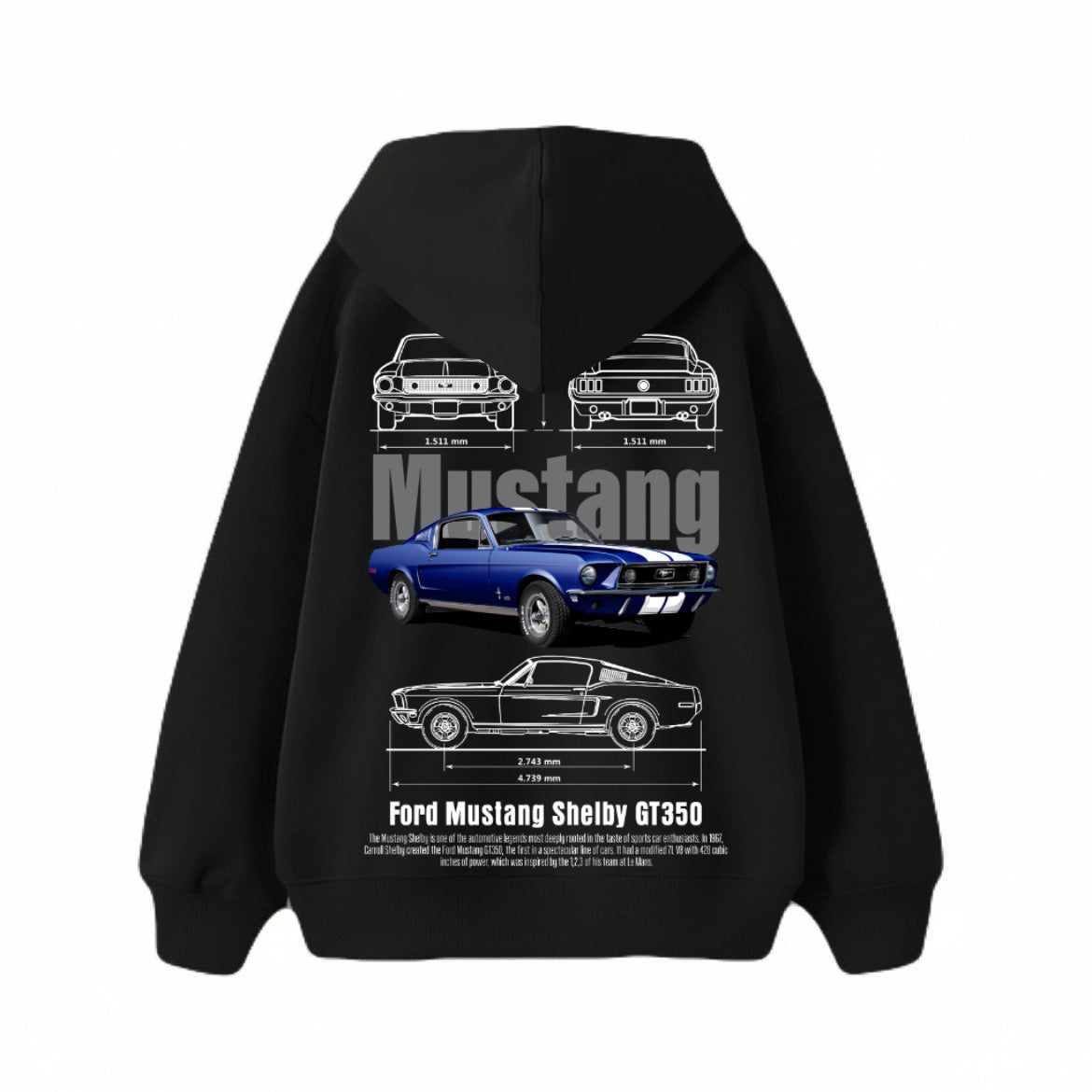 Mustang Oversized Hoodie