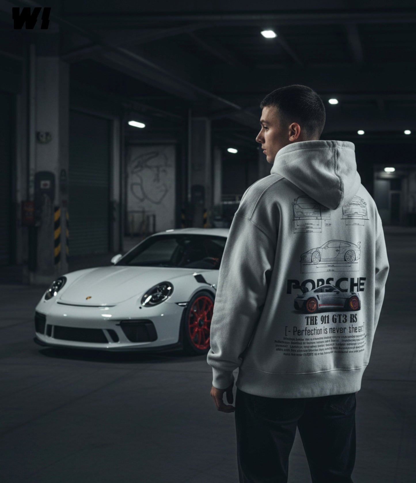 Porsche Oversized Hoodie