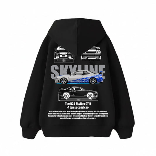 The R34 Skyline Oversized Hoodie