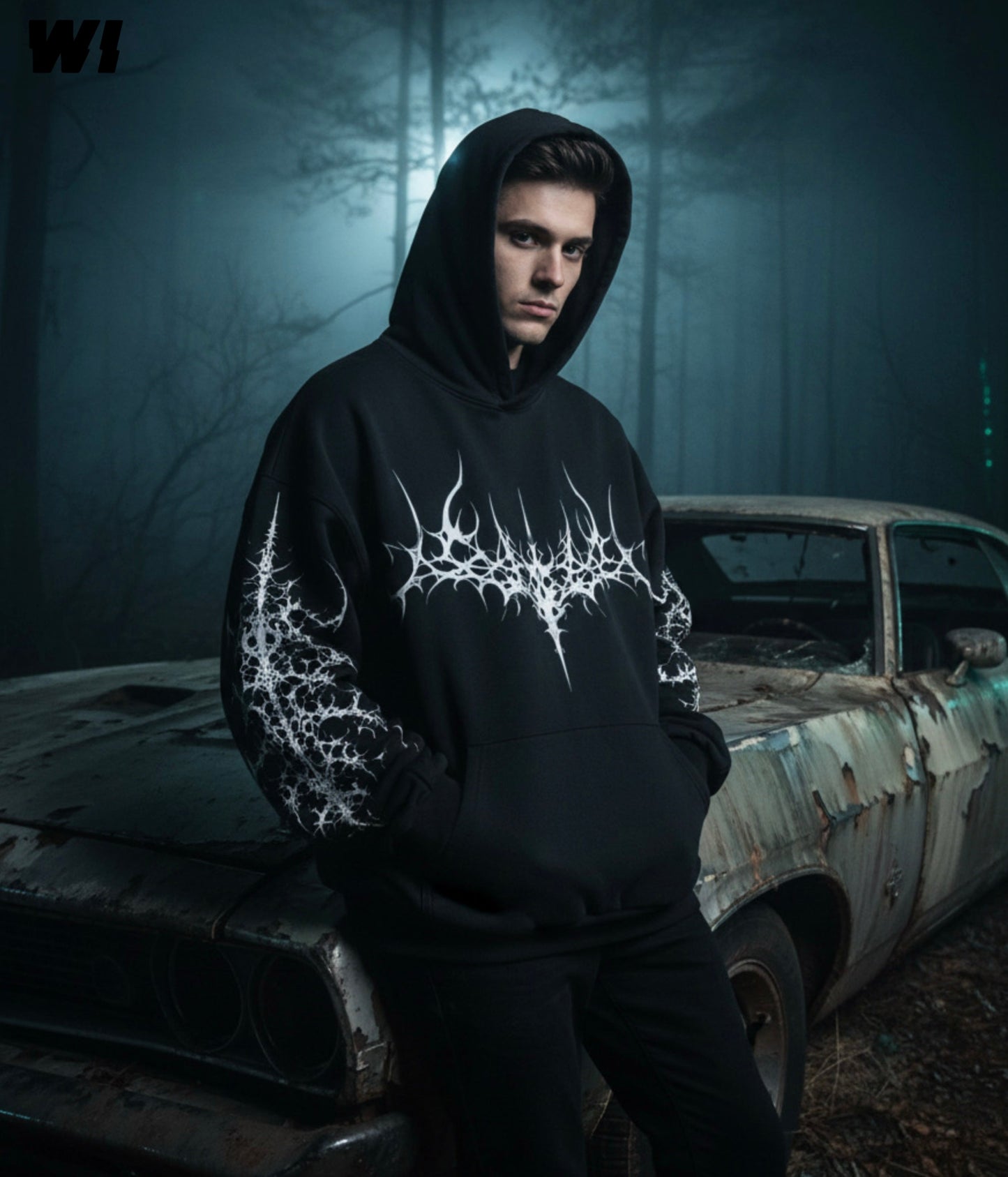 WI Gothic Oversized Hoodie