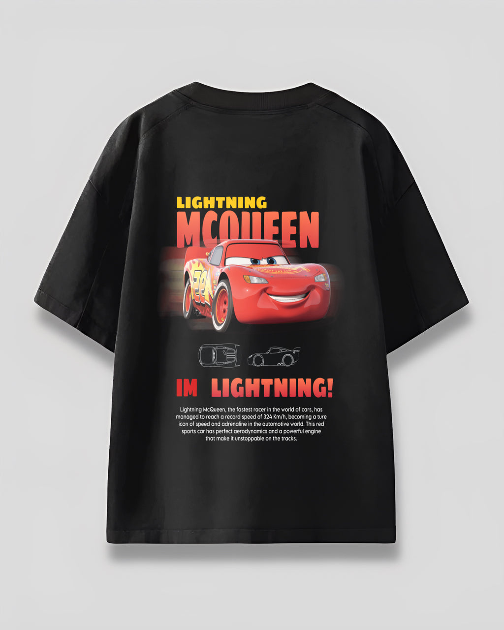Lightning Mcqueen Oversized T-Shirt