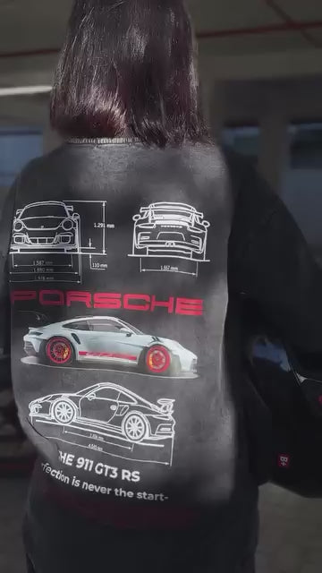 Porsche 911 Oversized T-Shirt