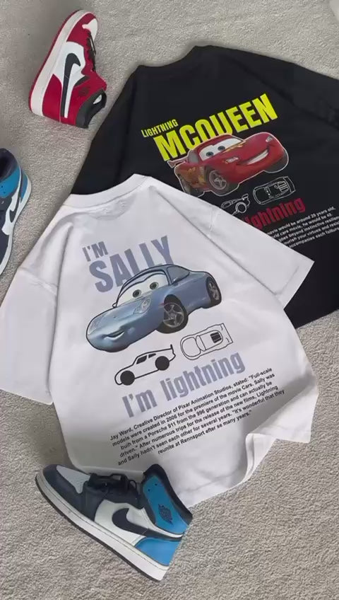 Lightning Mcqueen Oversized T-Shirt